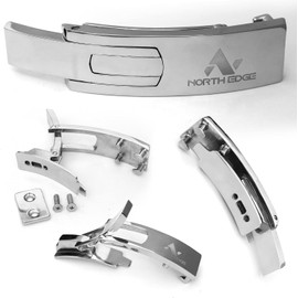 Replacement Lever Buckle for Power Weightlifting Belt, Strengthen Workout Training Gym Fitness Exercise Deadlift (Silver)