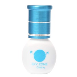 5 ml Sky Zone Glue for Eyelash Extension Extra Strong Eyelash Glue 1-2 Second Drying Time Lasts up to 6-7 Weeks Eyelash Glue for Professional Black