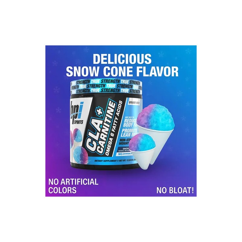 Bpi Sports Clacarnitine Snow Cone 50 Porciones Sin Cafeína