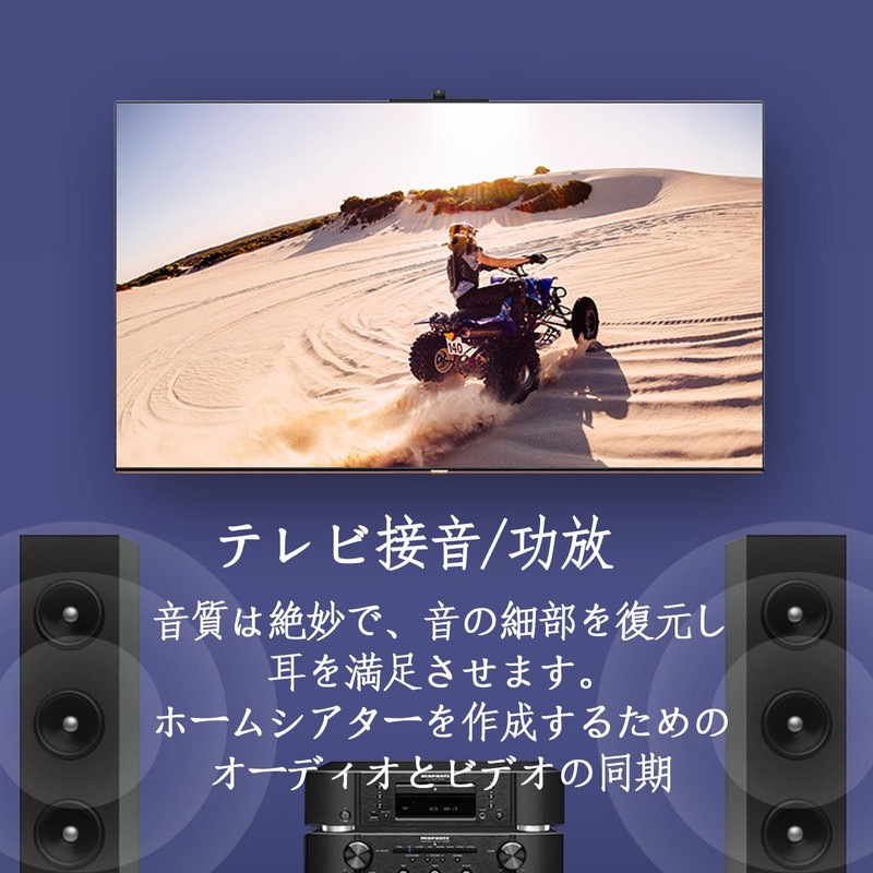 光デジタル光ファイバーケーブル SPDIFデジタル伝送 OPTICAL ナイロン編み素材 高耐久性 PS4、サウンドバー、TVスピーカーなど用 1 M ブラック