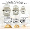 Empanada Maker Press, Multiple Size Dumpling Maker Set with Dough