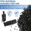 Usngsny 40 PCS Solar Connectors, Male/Female Waterproof IP67, MC4 1000V