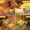 YWYWLED Flower Desk Small Lamp - LED Dimmable Bedside Lamp