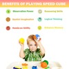 Speed Cube 3x3 Turning Speedly Smoothly, 3D Educational Toys Stickerless