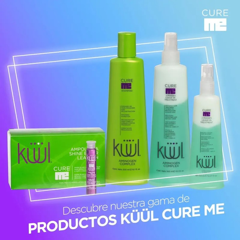 Shampoo Küül Cure Me reparador reconstructor de cabello 300 ml