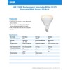 Feit Electric BR40 LED Light Bulb, 150W Equivalent, Dimmable, 5CCT,