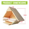 Weatherproof Cedar Dove Nesting Box - Outdoor Handmade Bird House
