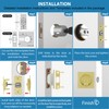Cozy Tower Pocket Door Lock with Key, Pocket Door Hardware