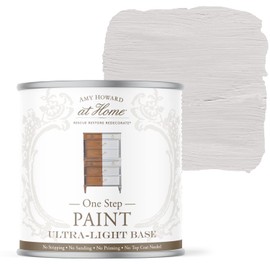 AMY HOWARD AT HOME Chalk-Based One Step Paint for Furniture, Cabinetry, Decor, Finish, and More | No Stripping, Sanding, or Priming | Ultra-Light Base | 32 Ounce | Parisian Gray