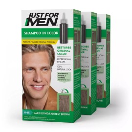 Just For Men Shampoo In Color Dark Blond Lightest Brown Hair Coloring Agent