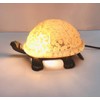 HUIMEIJU Brown glass turtle night light, Animal night light study