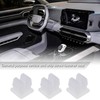 EMSea 20x Vehicle Screw Grommets Insert Expanding Nuts White Plastic