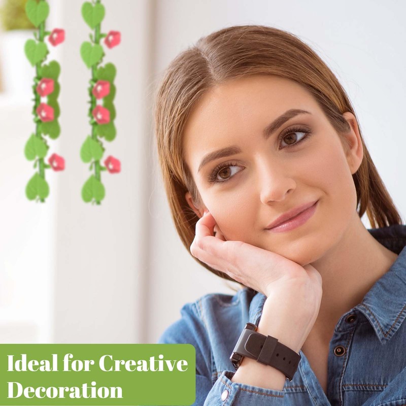 Morning Glory Refrigerator Magnets – 3D Printed Climbing Vine Plant,