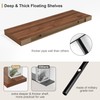 Heimlove 12" Deep Floating Shelves for Wall, 24 Inch Wall