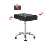 Kaleurrier Heavy Duty Stools with Bell Glides Backless Height Adjustable