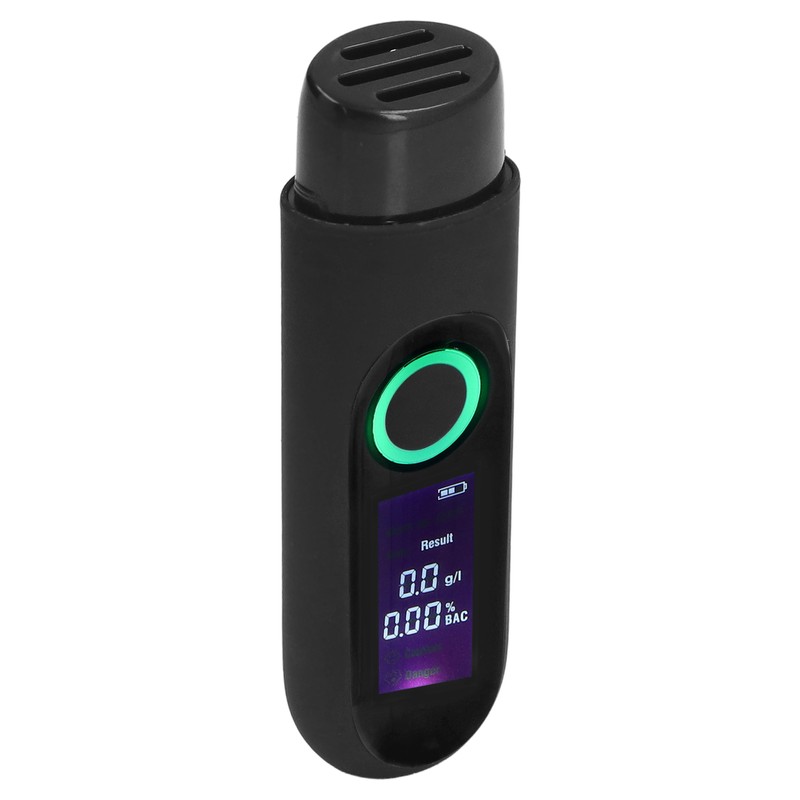 Alcohol Tester LCD 3 Color Display USB Charging Blowing Contactless