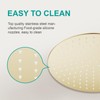 AULEEND All Metal Rain Shower Head - Heavy Duty Stainless