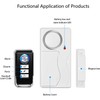 GREENCYCLE 1Pack door and window alarm Multi-function Wireless Anti-Theft Remote