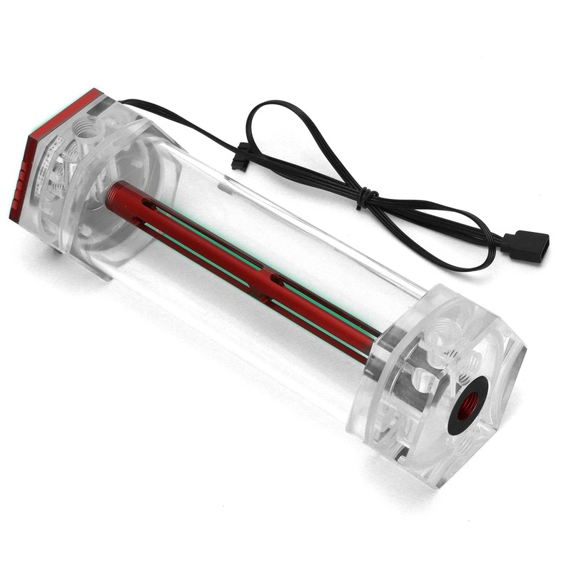 Water Cooling Tank Symphony RGB Lighting Effect Transparent Hex Computer