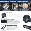 #10 x 1 Black Hex Washer Head Self Drilling Screws