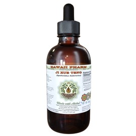 Ji Xue Teng Alcohol-Free Liquid Extract, Ji Xue Teng, Spatholobus (Spatholobus Suberectus) Stem Glycerite Hawaii Pharm Natural Herbal Supplement 2 oz