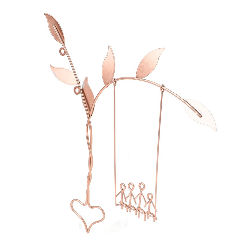 Wall Swing Sculpture Metal Romantic Stress Relief Handcrafted Wall Art