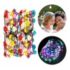 Aumiss - Corona De Flores Led, Diadema Luminosa, 7 Unidades,