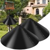 2Pcs Wrap Around Squirrel Baffle,Universal 18inch Squirrel Proof Baffle, Squirrel