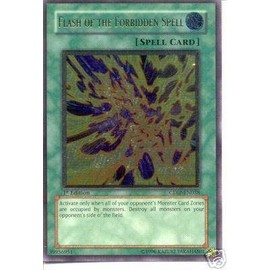 Yu-Gi-Oh! - Flash of The Forbidden Spell (CDIP-EN038) - Cyberdark Impact - 1st Edition - Ultimate Rare