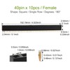 CHANZON Pin Header Pin Header 40 Pin x 10 Pieces