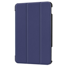 [COKOVI] Qua Tab QZ10 Case Au Qua Tab QZ10 KYT33 Dedicated Cover with Stand Function Tri-fold Side Opening Full Protection (Blue)