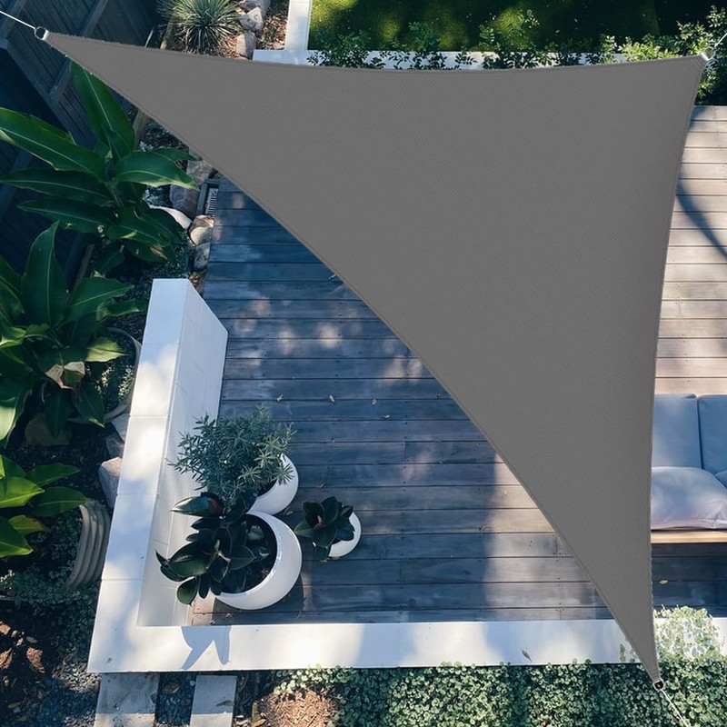 Sunal Triangular sun sail, 4 x 4 x 4 m,