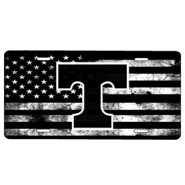 BLVD American Flag Tactical Tennessee Volunteers Aluminium License Plate