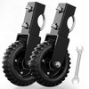 DOZAWA Gate Wheel for Metal Tube Gate, 6" Heavy Duty