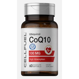 高吸収 還元型 コエンザイムQ10 60粒【60日分】1粒に100mg【カネカ原料】贅沢配合 CELLFUEL from N.Y.