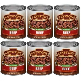 Keystone (8 Cans) Keystone Beef **ALL NATURAL - NO PRESERVATIVES - FULLY COOKED** 28oz
