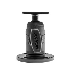 ARKON Mounts Metal AMPS Mounting Pattern with 0CT0 Round Drill-Base Mount | AMPS Compatible | Durable and Reliable for Flat Surfaces | Drill-Base for Small Spaces