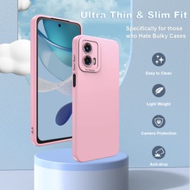 mwpvkx Compatible with Moto G Stylus 5g 2024/2023 Case: Protective Military Grade Armor G Stylus 5g Case[Not fit 4G] Pink