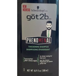Schwarzkopf 2 Schwarzkopf got2b Phenomenal Thickening Shampoo 16.9 oz ea