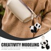 Abaodam Panda Keychain Panda Stuffed Animal Plush Pendant Keyring Pendant