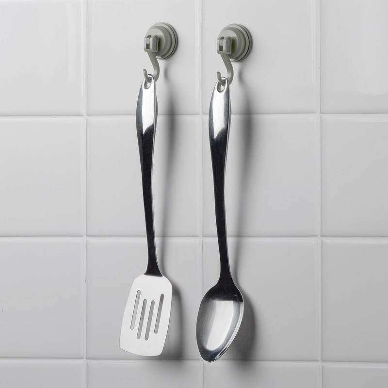 Zeal ‘Click & Secure’ Vacuum Suction Cup Hooks, Set of