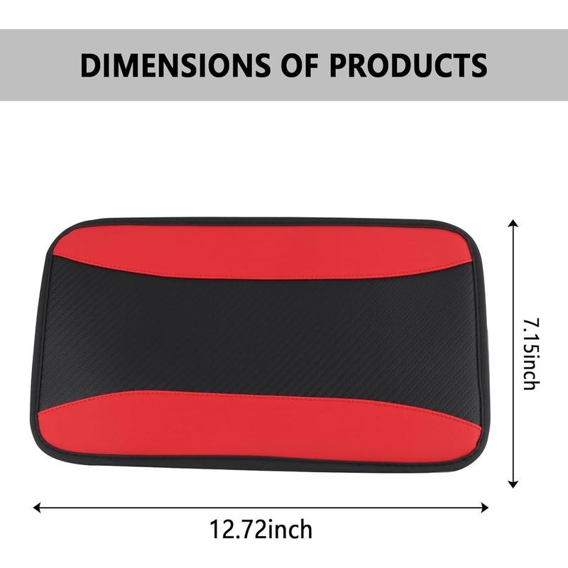 Stylish Center Console Cover,PU Leather Armrest Cover on Center Console,Universal