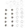 10Pcs XLR Male Socket 4 Pin Metal Panel Mount Male