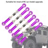 T best RC Pull Rod, 6 Pieces Adjustable Servo Left