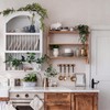 Cinnvoice 2 Pcs Solid Wood Wall Shelf 3-Tier Rustic Floating