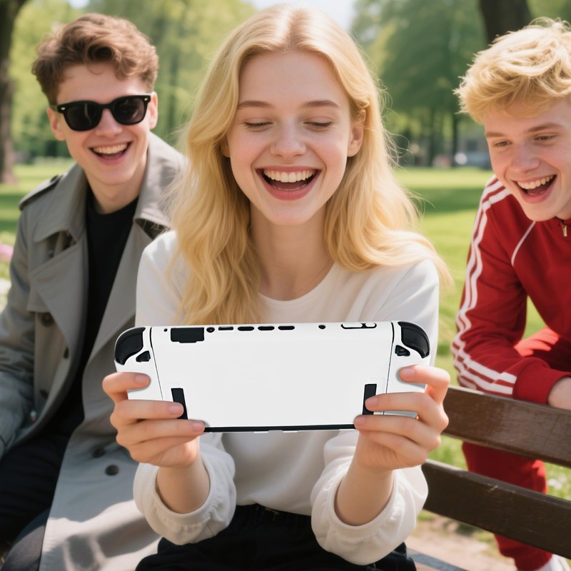 DLseego Protective Cover for Switch 2 Console,Anti Scratch Sturdy Dockable