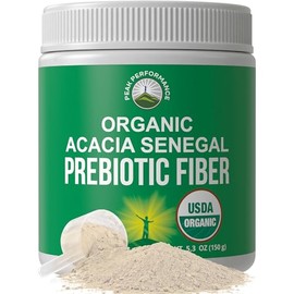 Peak Performance Organic Acacia Senegal Prebiotic Fiber Powder