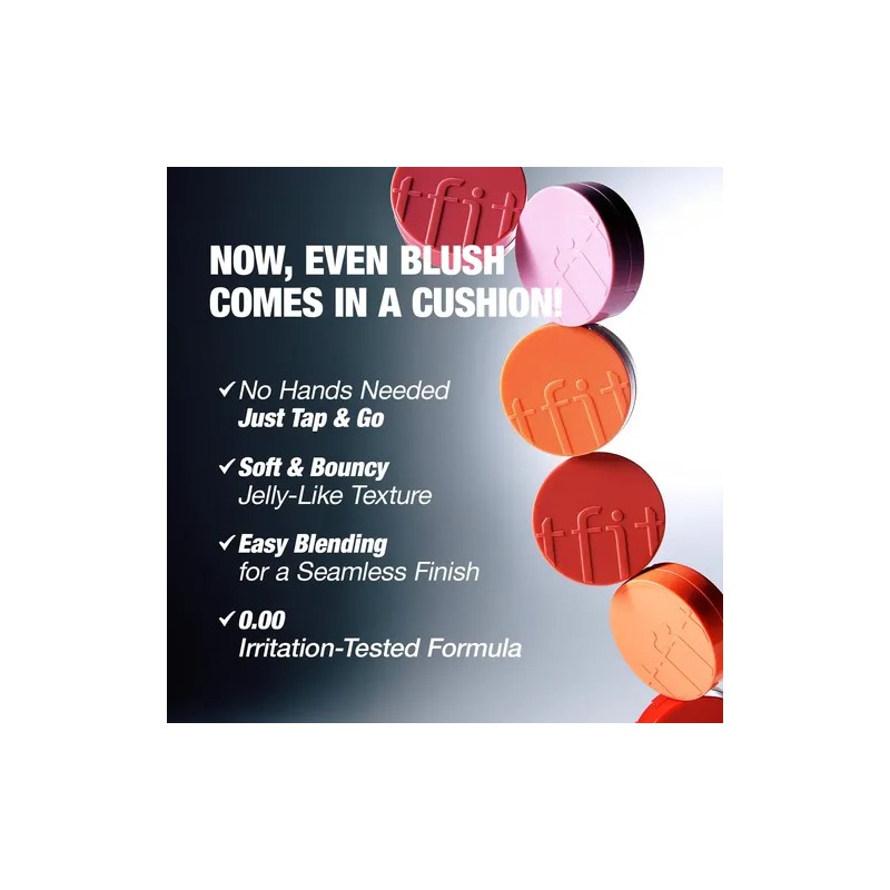 Tfit Fluffy Velvet Cushion Blush Toque Suave