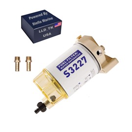 S3227 35-8M0154764 320R 490R-RAC-01 18-7948 9-37882 18-7922 Fuel Filter Water Separator Assembly Marine Boat Outboard Water Fuel Separator