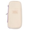Large Pen Bag Simple Style Canvas Mesh Pockets Pen Slots